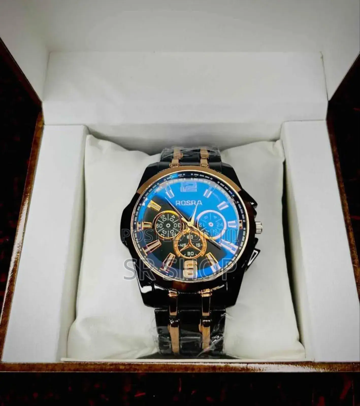 Rosra Men's Stainless Steel Fashion Watch for Men