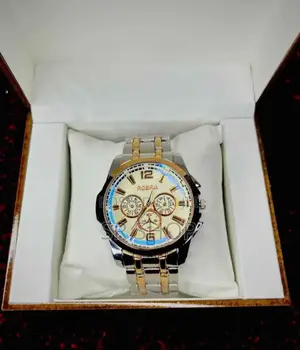 Rosra Men's Stainless Steel Fashion Watch for Men