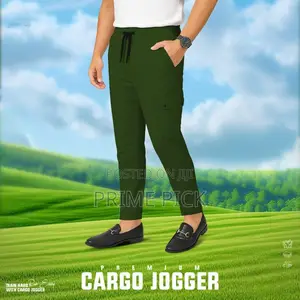 Photo - Men's Athentic Stylish Cargo Joggers Pant
