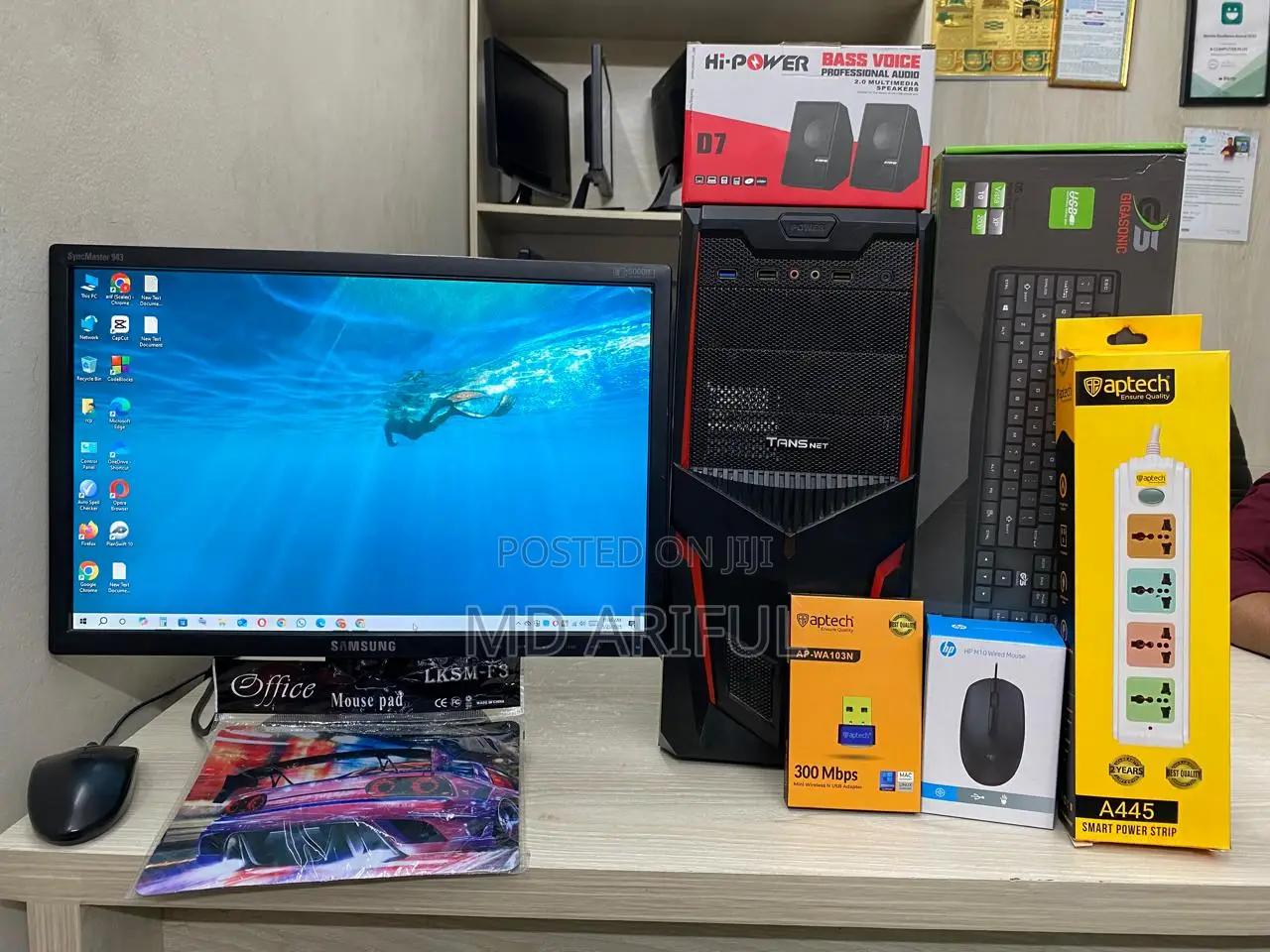 Desktop Computer 4GB Intel Core I3 SSD 128GB