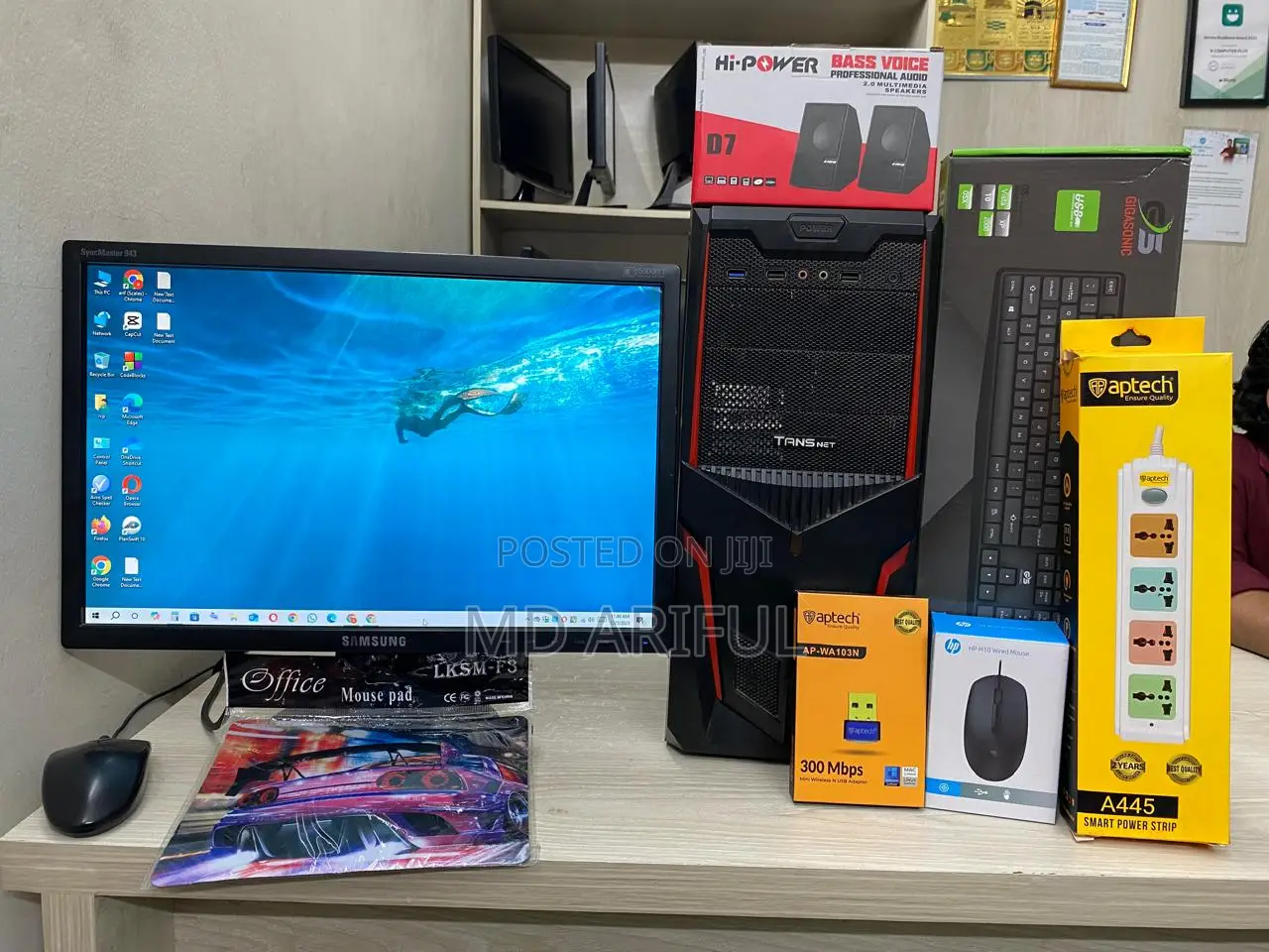 Desktop Computer 4GB Intel Core I3 SSD 128GB