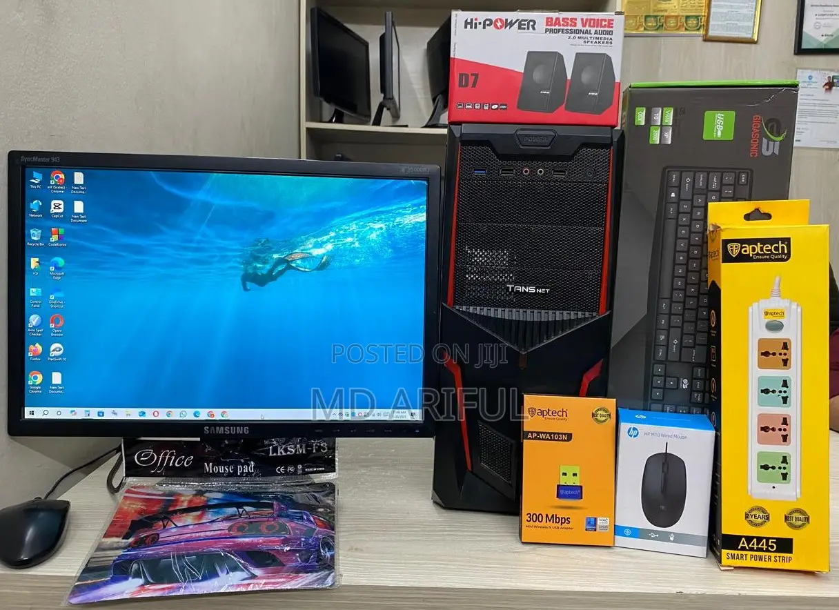 Desktop Computer 4GB Intel Core I3 SSD 128GB