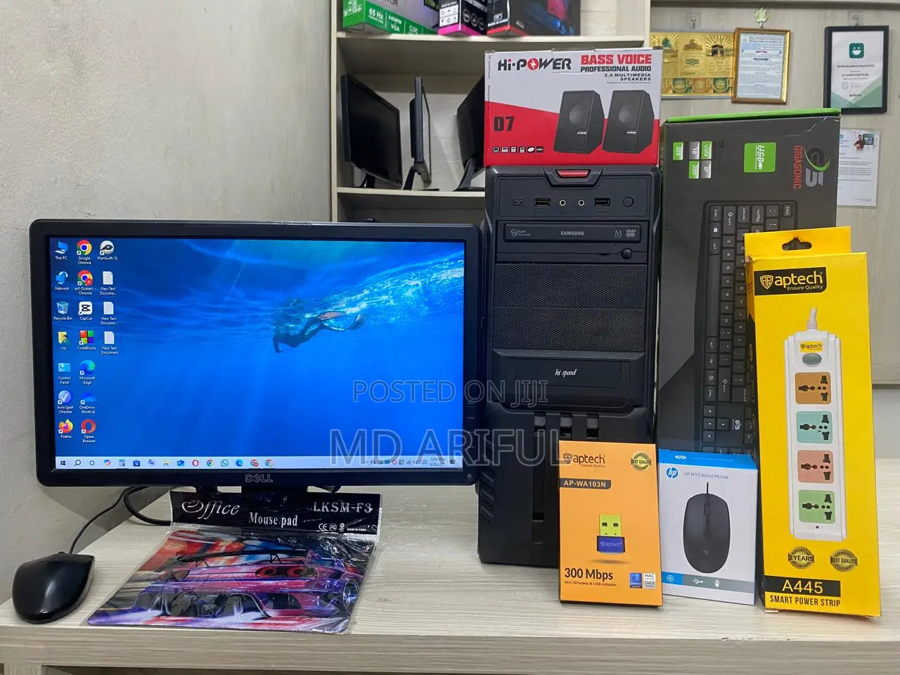 Desktop Computer 4GB Intel Core I3 SSD 128GB