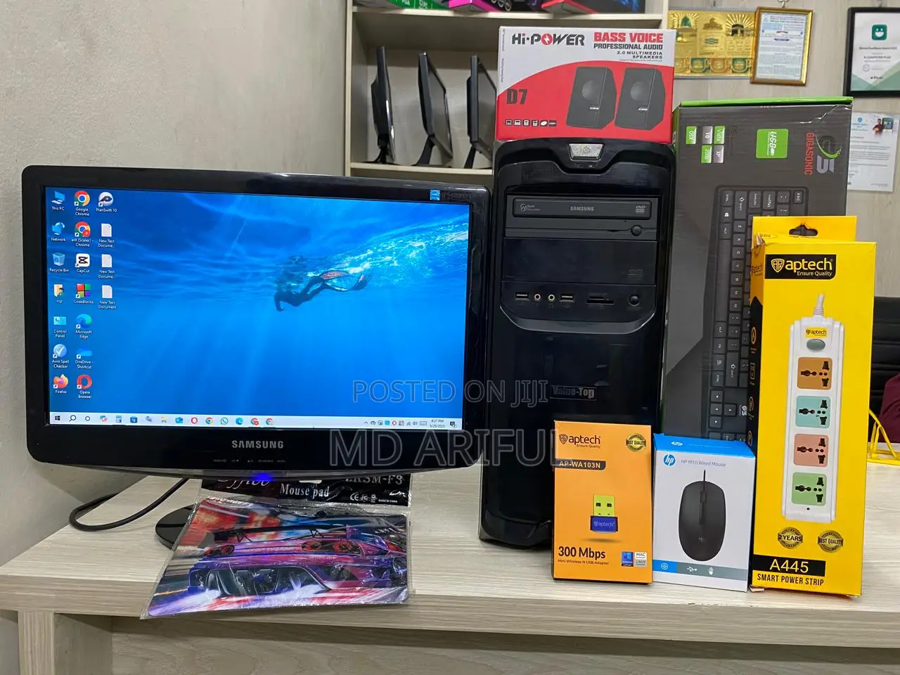 Desktop Computer 8GB Intel Core I3 SSD 128GB