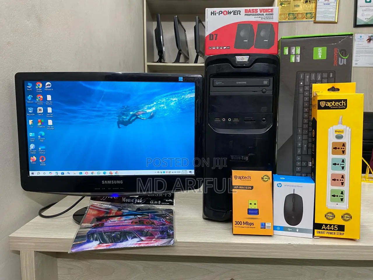 Desktop Computer 8GB Intel Core I3 SSD 128GB