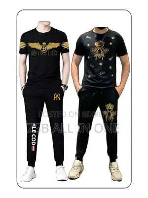 Trendy Mesh T-Shirt Trouser Combo New Products
