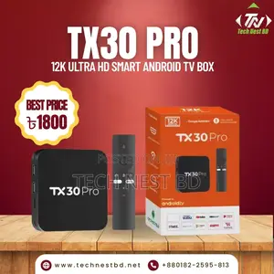 Tx30 Pro Ultra Hd Android Smart Tv Box Voice Remote