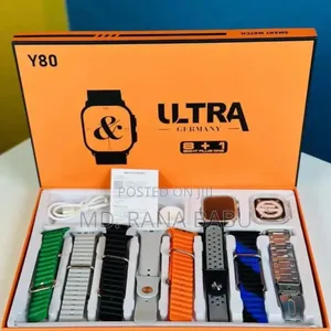 Photo - Y80 Ultra Smart Watch 8 in 1 Combo