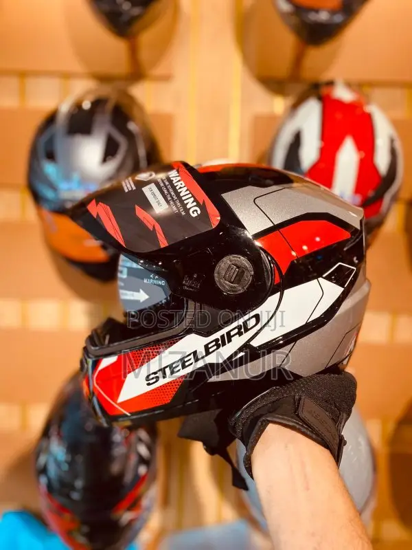 Steelbird Sba-8 Roar Isi Certified Flip-Up Helmet