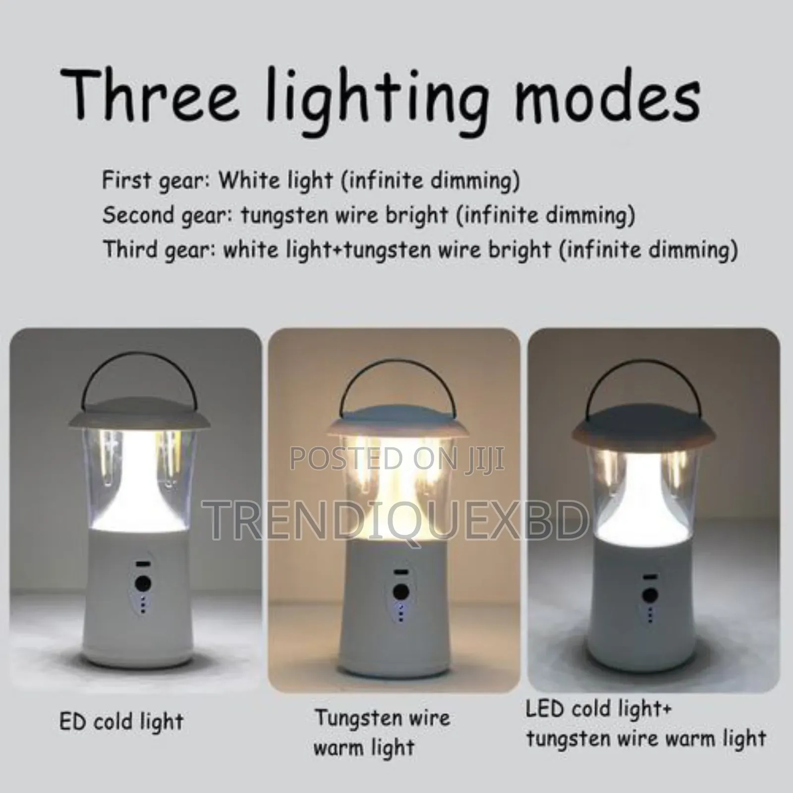 Portable Rechargeable Led Lantern – Retro Style