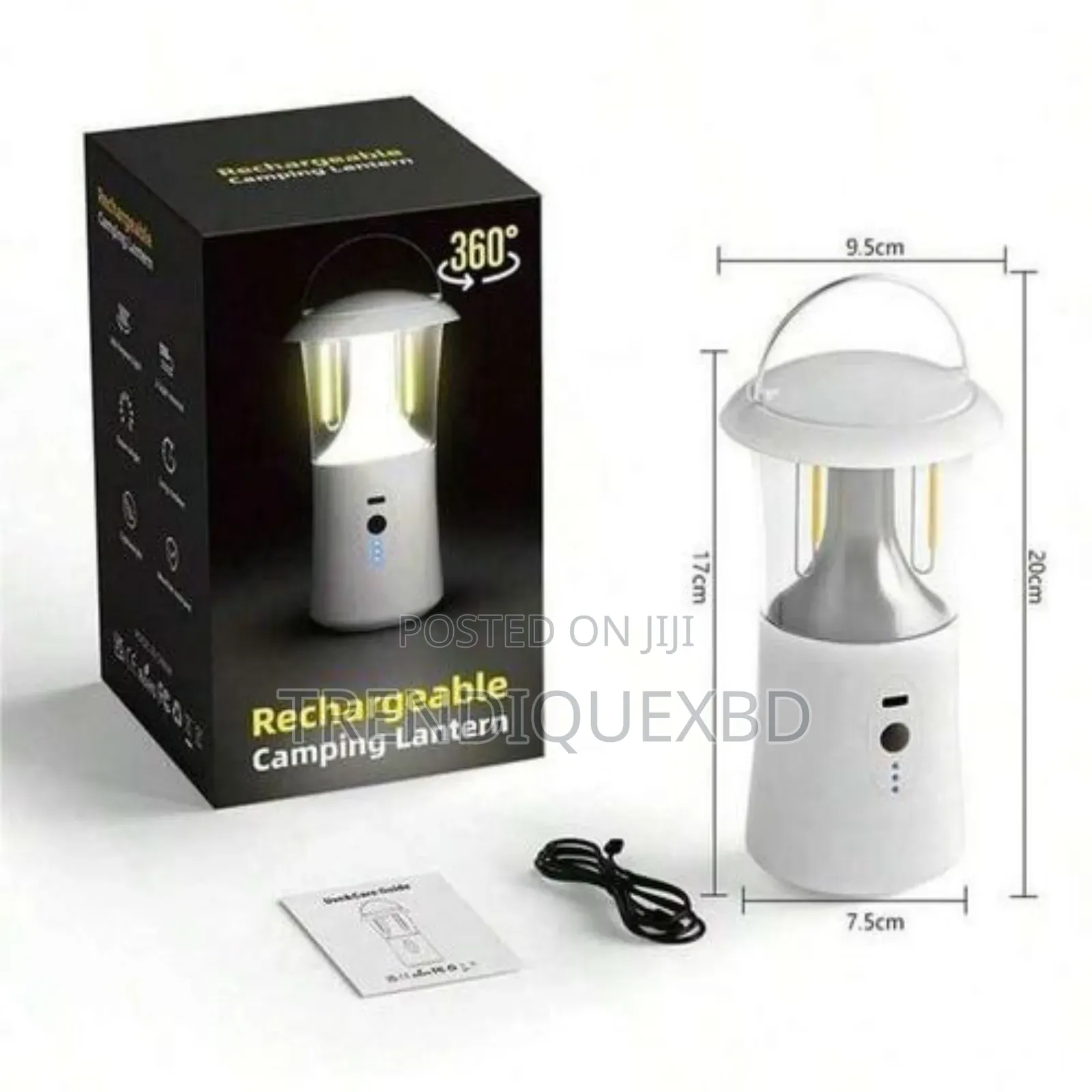 Portable Rechargeable Led Lantern – Retro Style