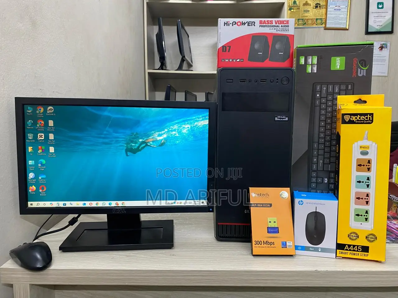 Desktop Computer 8GB Intel Core I5 SSD 128GB