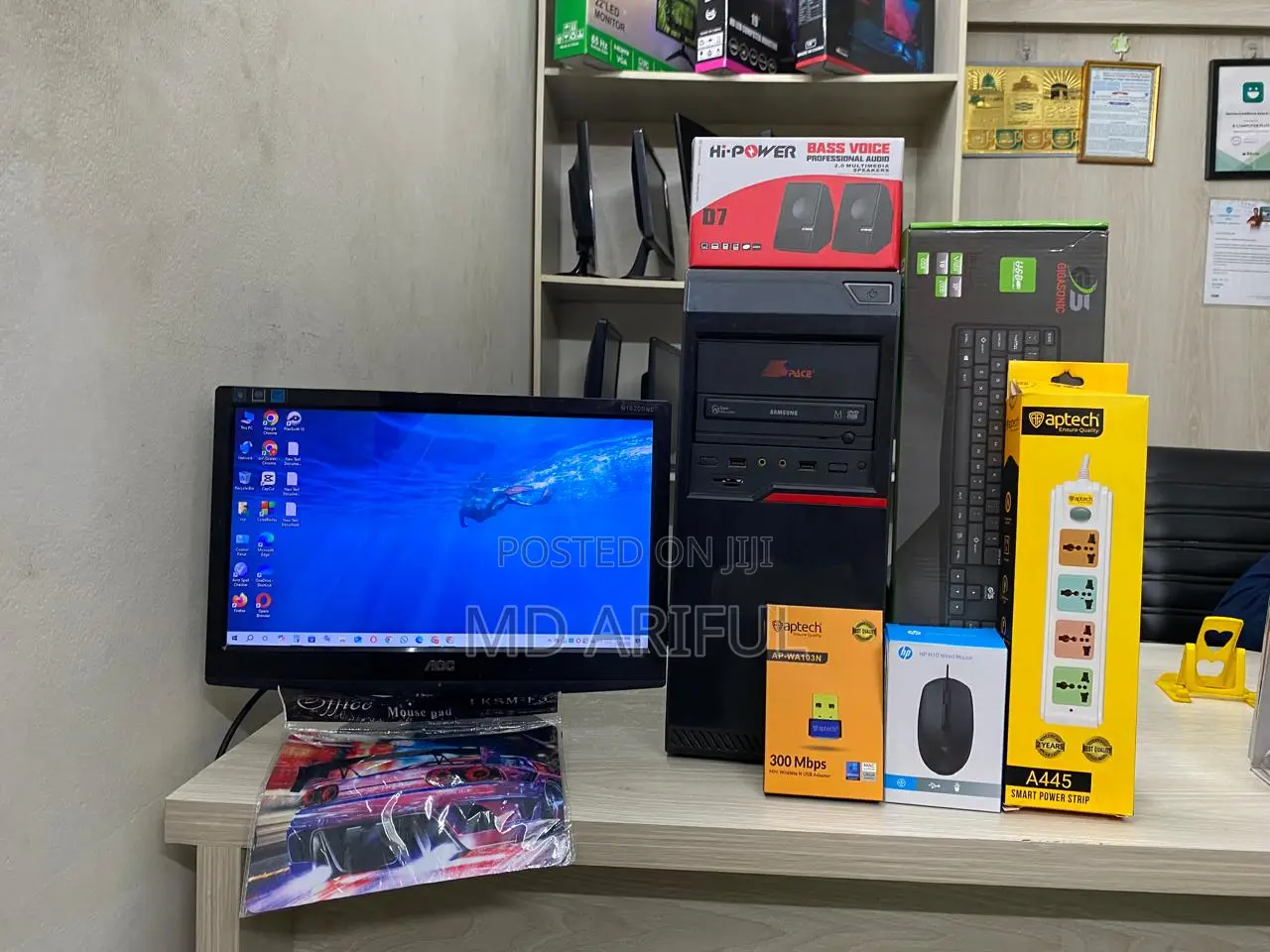 Desktop Computer 4GB Intel Core I3 SSD 128GB