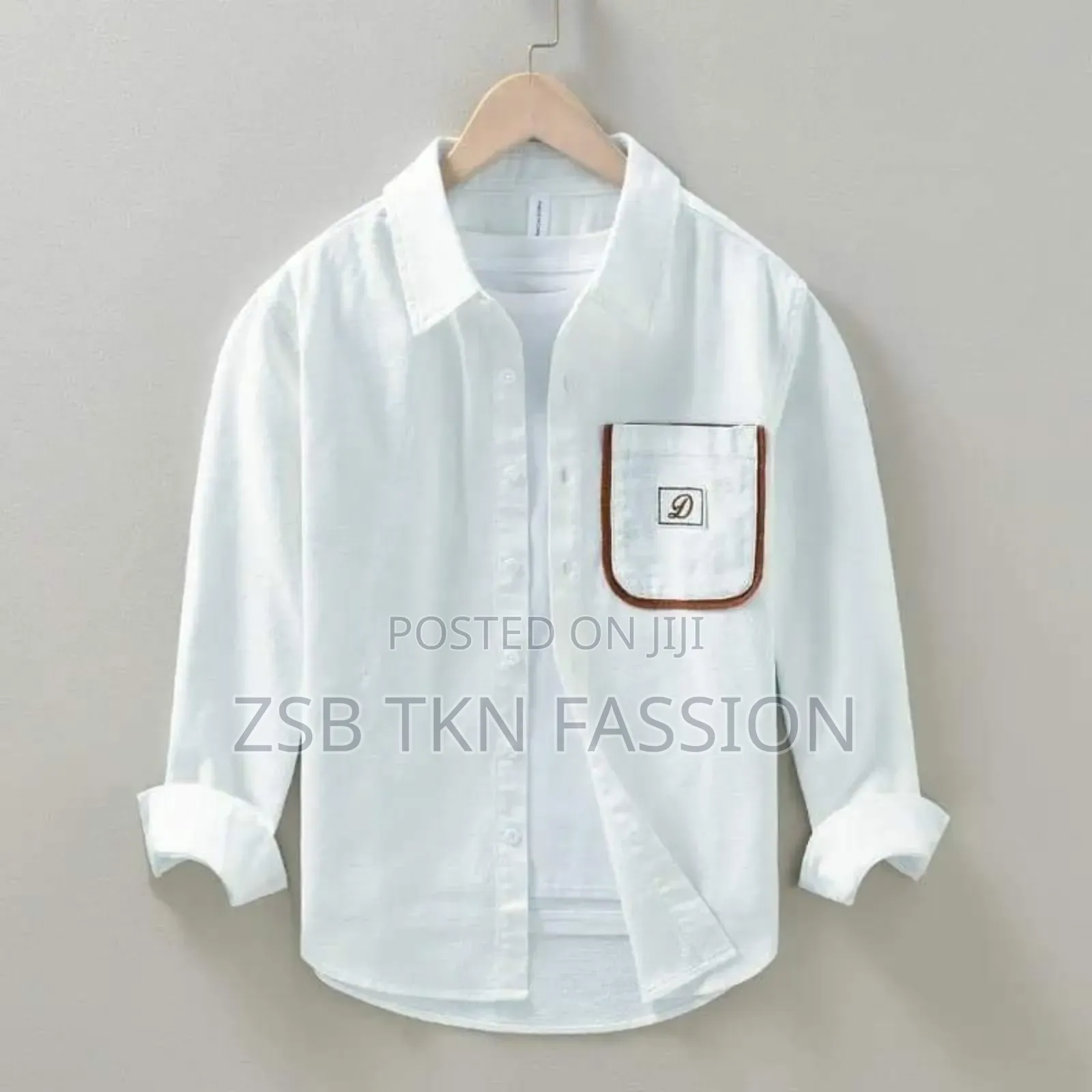 Stylish Black Shirt With White Inner