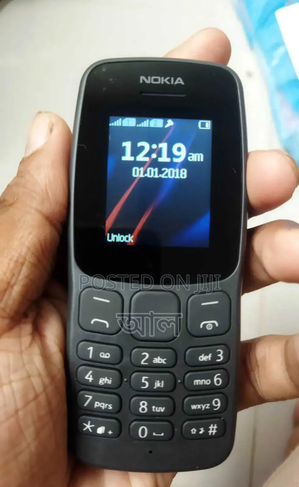 New Nokia 106 Black