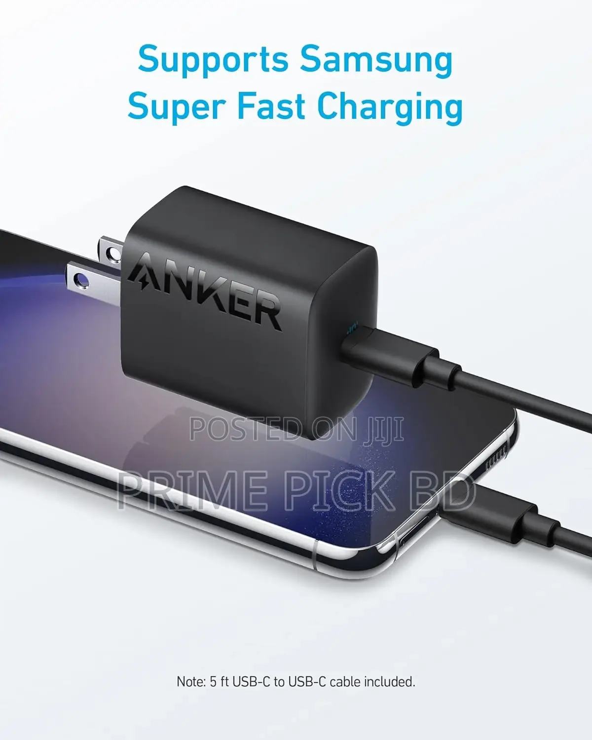 Anker 312 Usb-C 30w Fast Charger | Foldable Plug | Poweriq 3