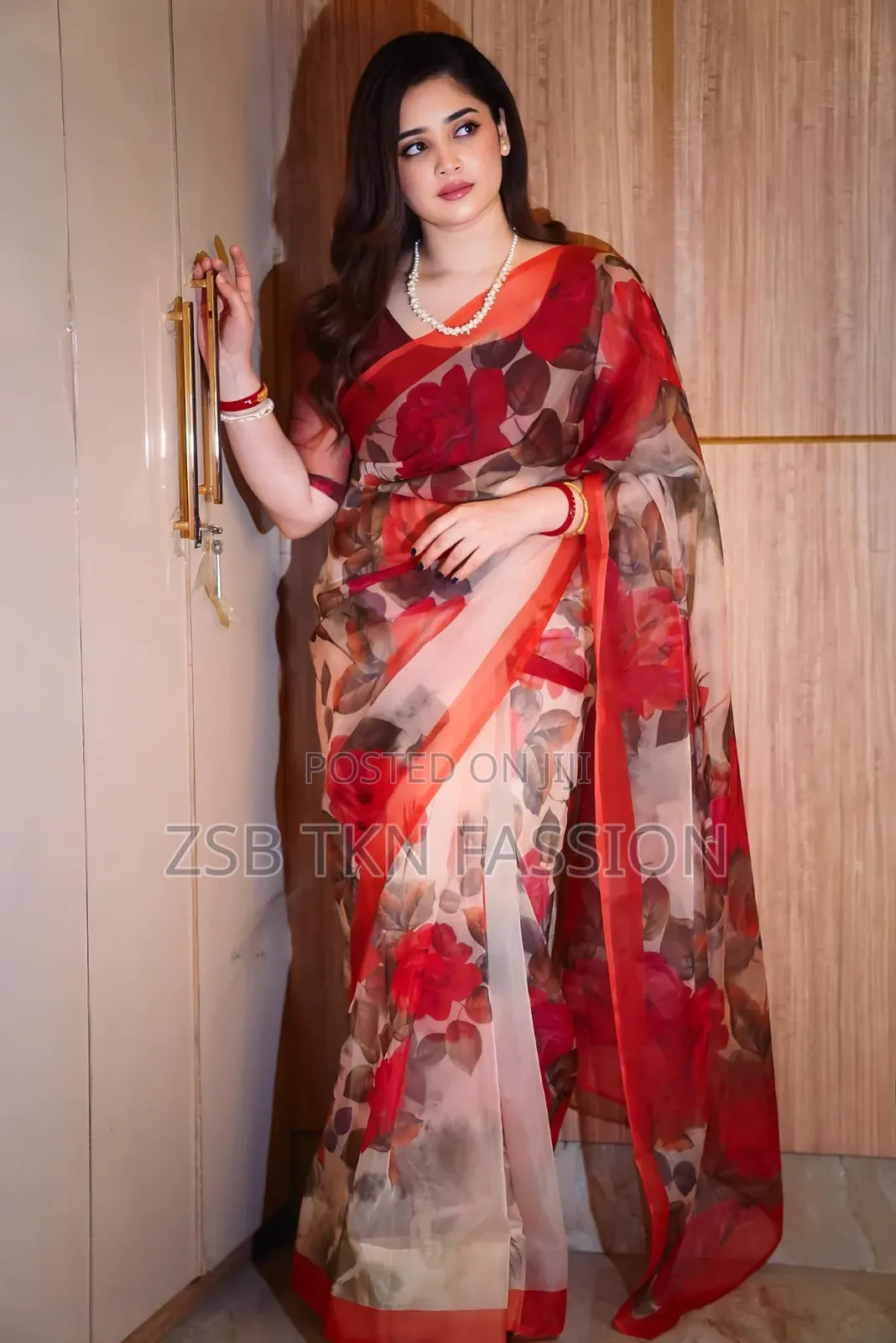 Digital Print Sharee With Blouse Piece Apuder Jonno