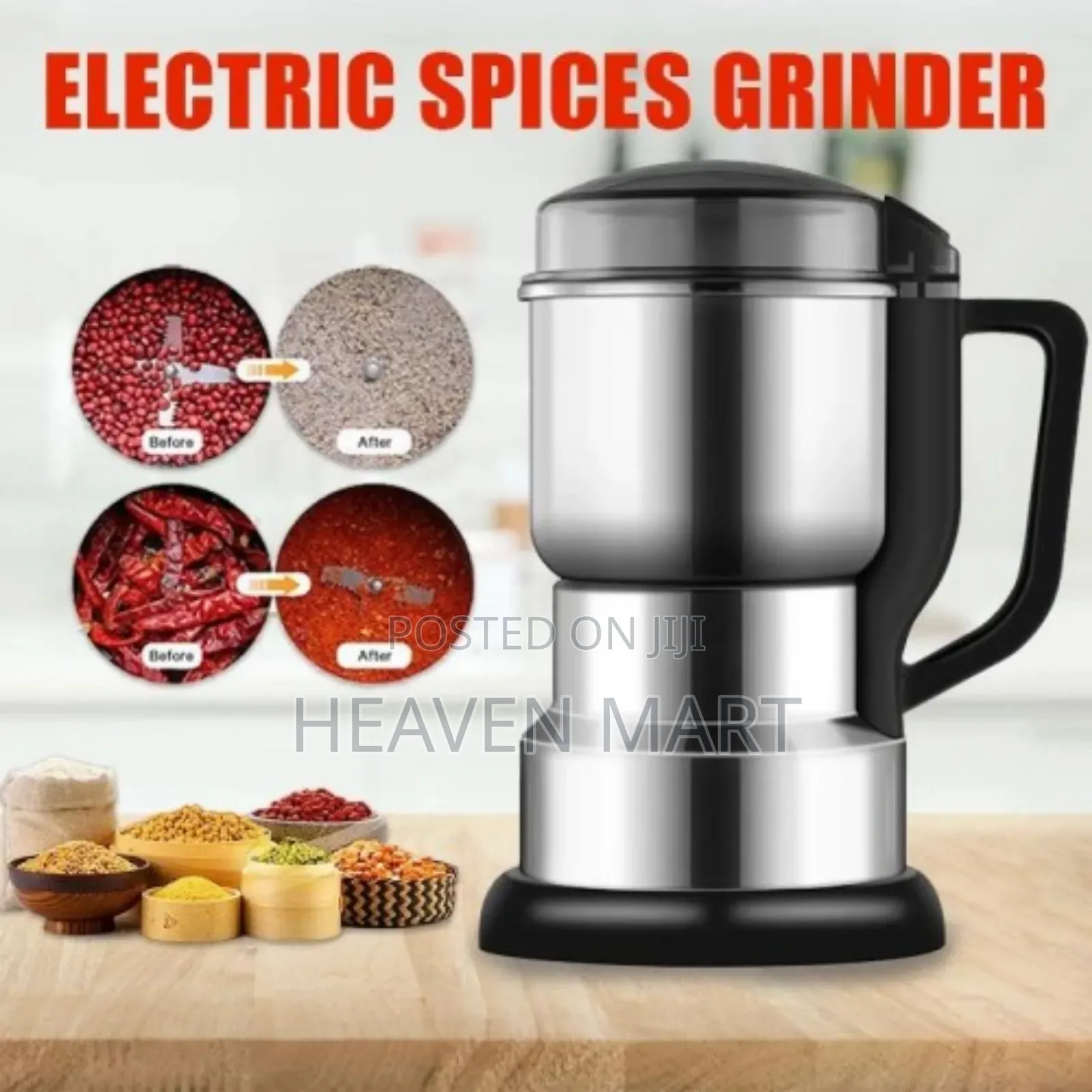 Bajaj Multifunctional Electric Stainless Steel Food Grinder