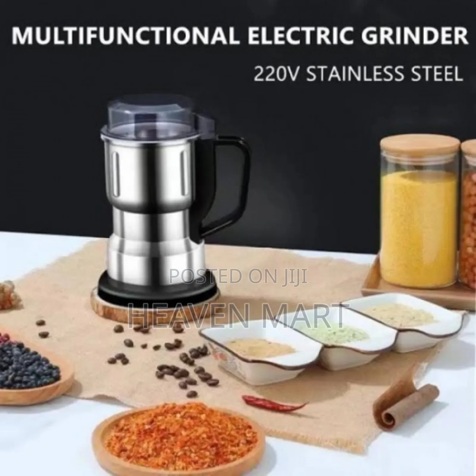 Bajaj Multifunctional Electric Stainless Steel Food Grinder