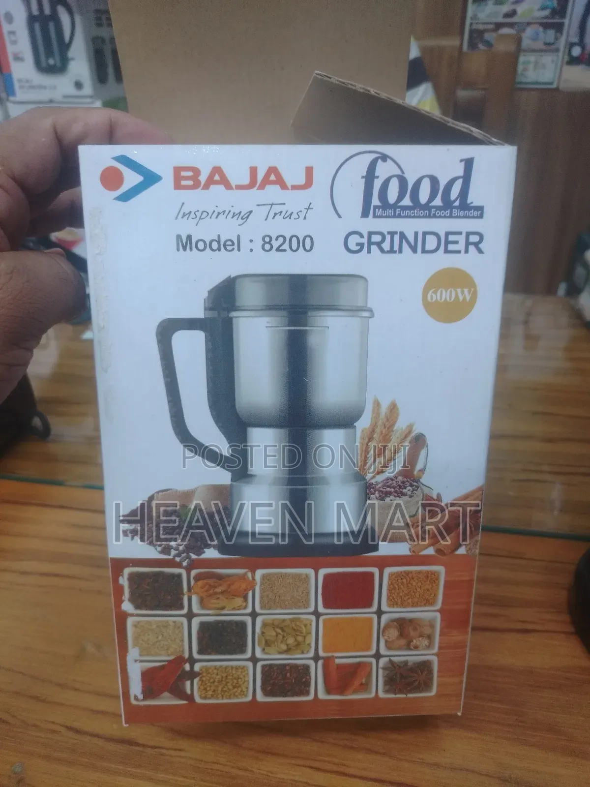 Bajaj Multifunctional Electric Stainless Steel Food Grinder