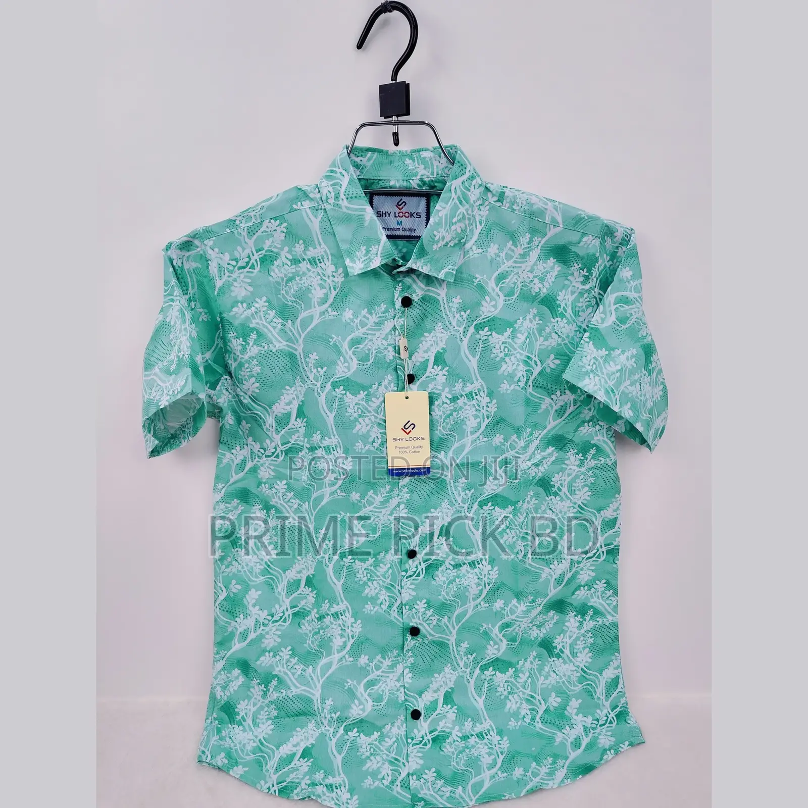 Pure Cotton Half Sleeve Printed Shirt for Men | Shy Looks