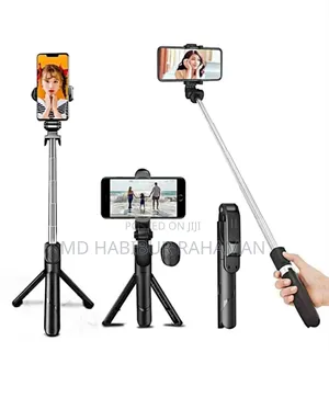 Photo - Xt-02 Selfie Stick Tripod With Bluetooth Remote 