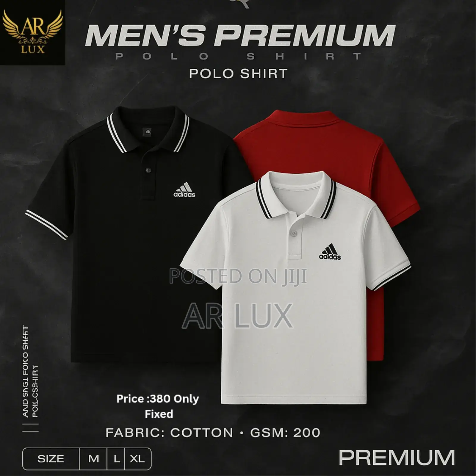 Adidas Premium Polo Shirt – Ar Lux Collection