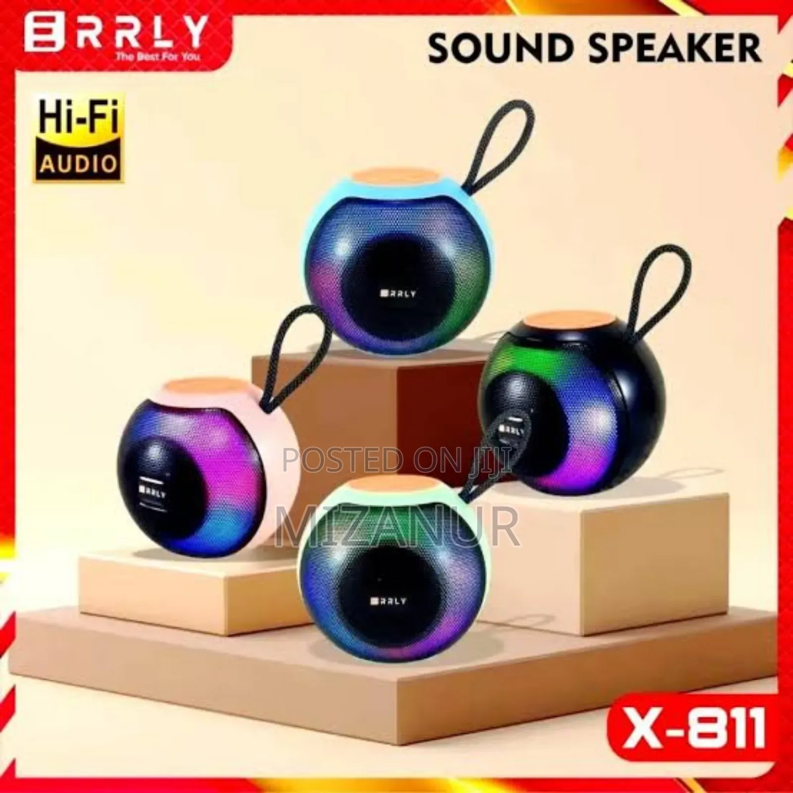 X-811 Bluetooth,Usb,Tf Card Fm Radio Supported RGB Colorful