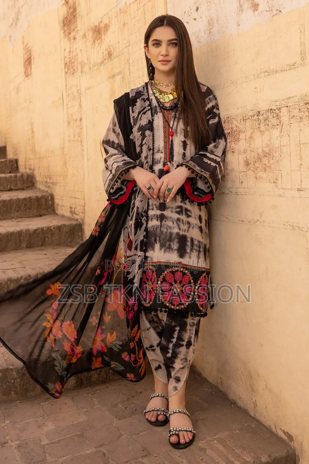 Batick Price 3pices Premium Quality Digital Print 3pices