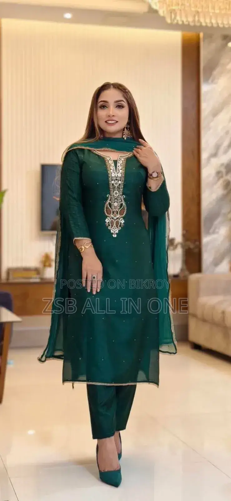 এমব্রয়ডারি থ্রি পিস ঈদ কালেকশন