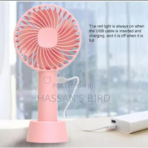 Photo - Mini Portable Usb Hand Fan Rechargeable