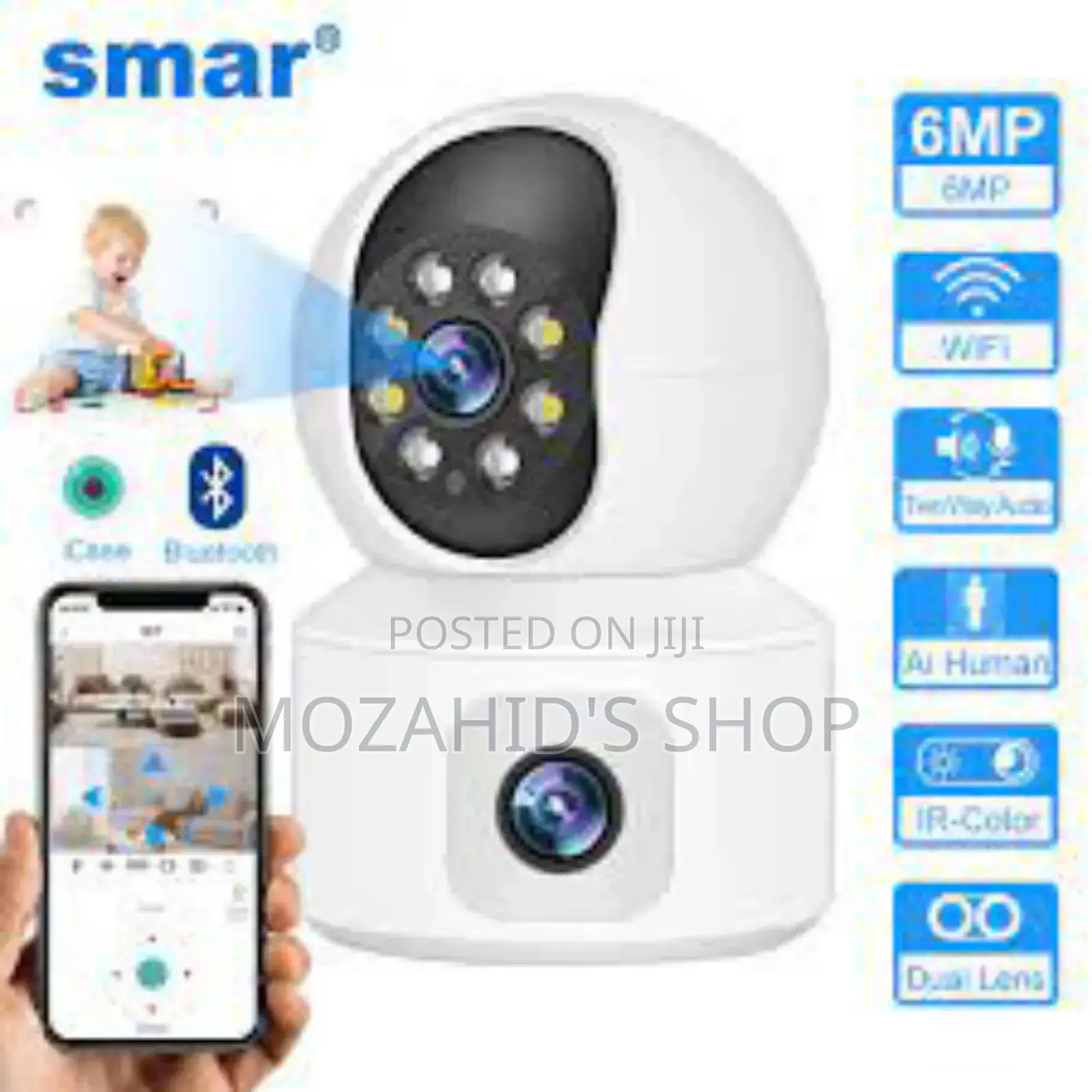 V380 Pro Dual Lans Wifi Camera 1080p