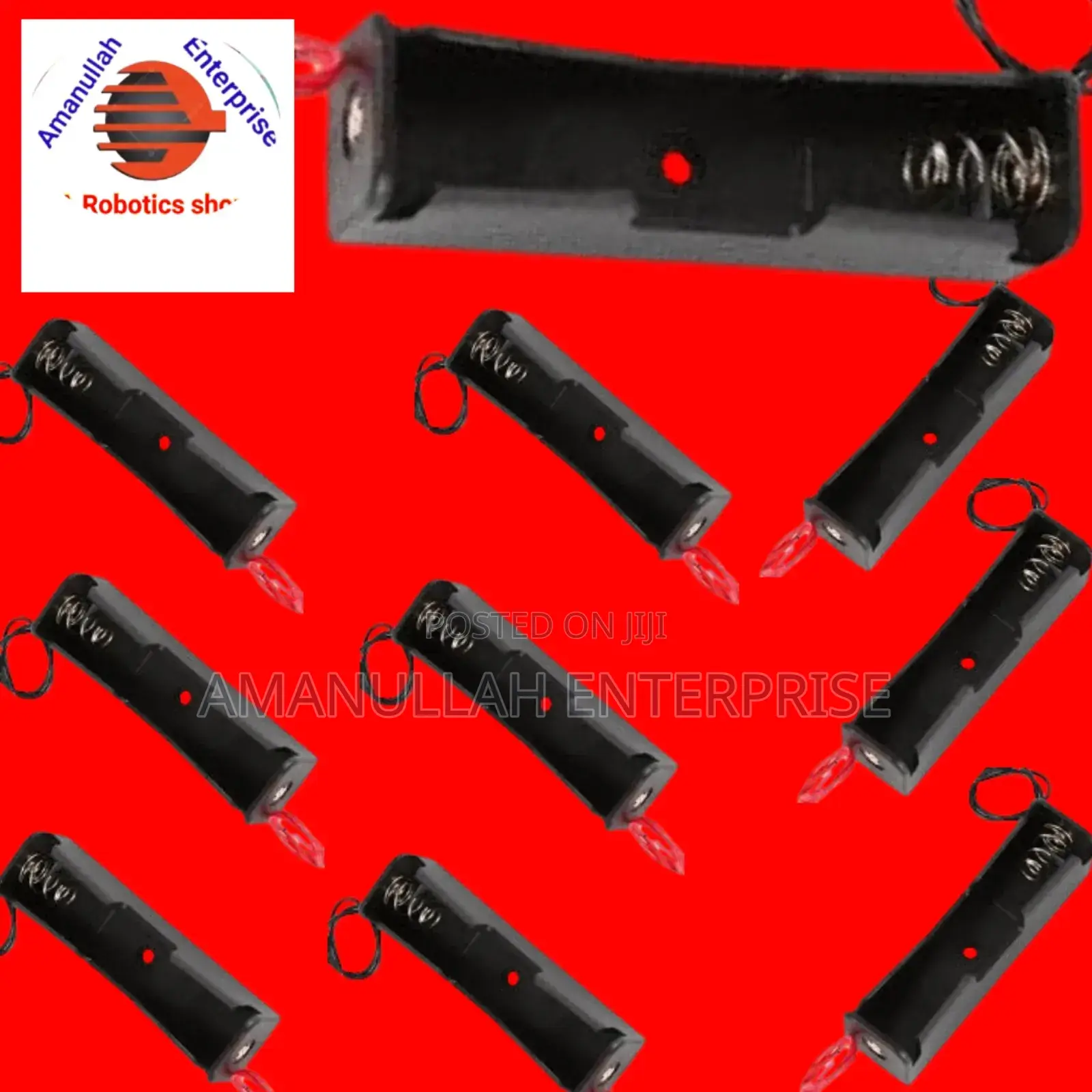 1s 18650 Li-Ion Battery Holder Case for 3.7v Battery 1 Cell.