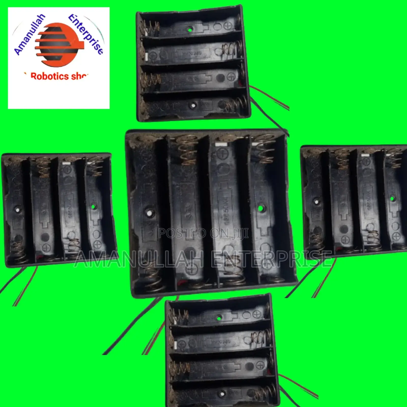 1 PCS 18650 Battery 4 Chamber Case / Holder .