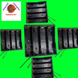 1 PCS 18650 Battery 4 Chamber Case / Holder .