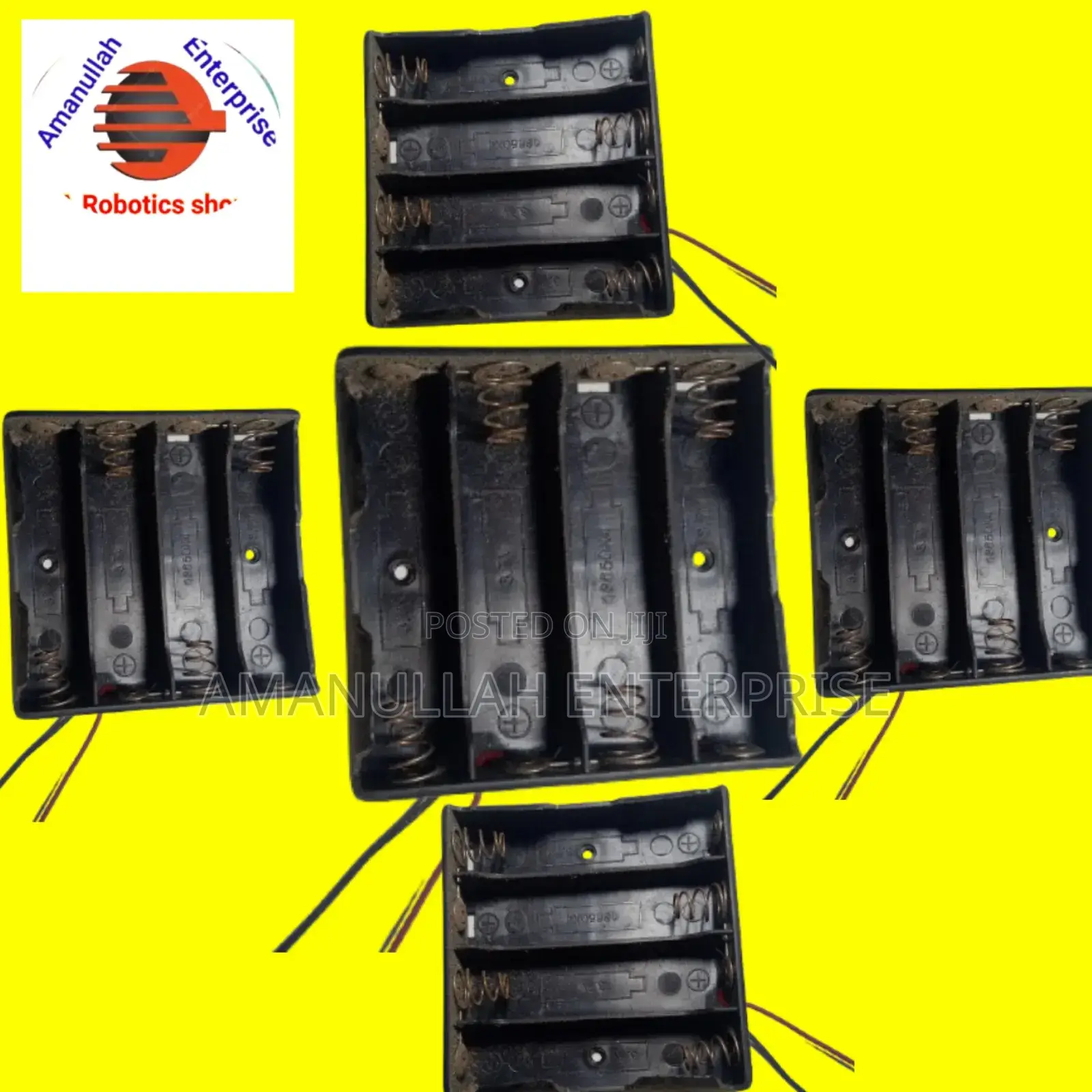 1 PCS 18650 Battery 4 Chamber Case / Holder .