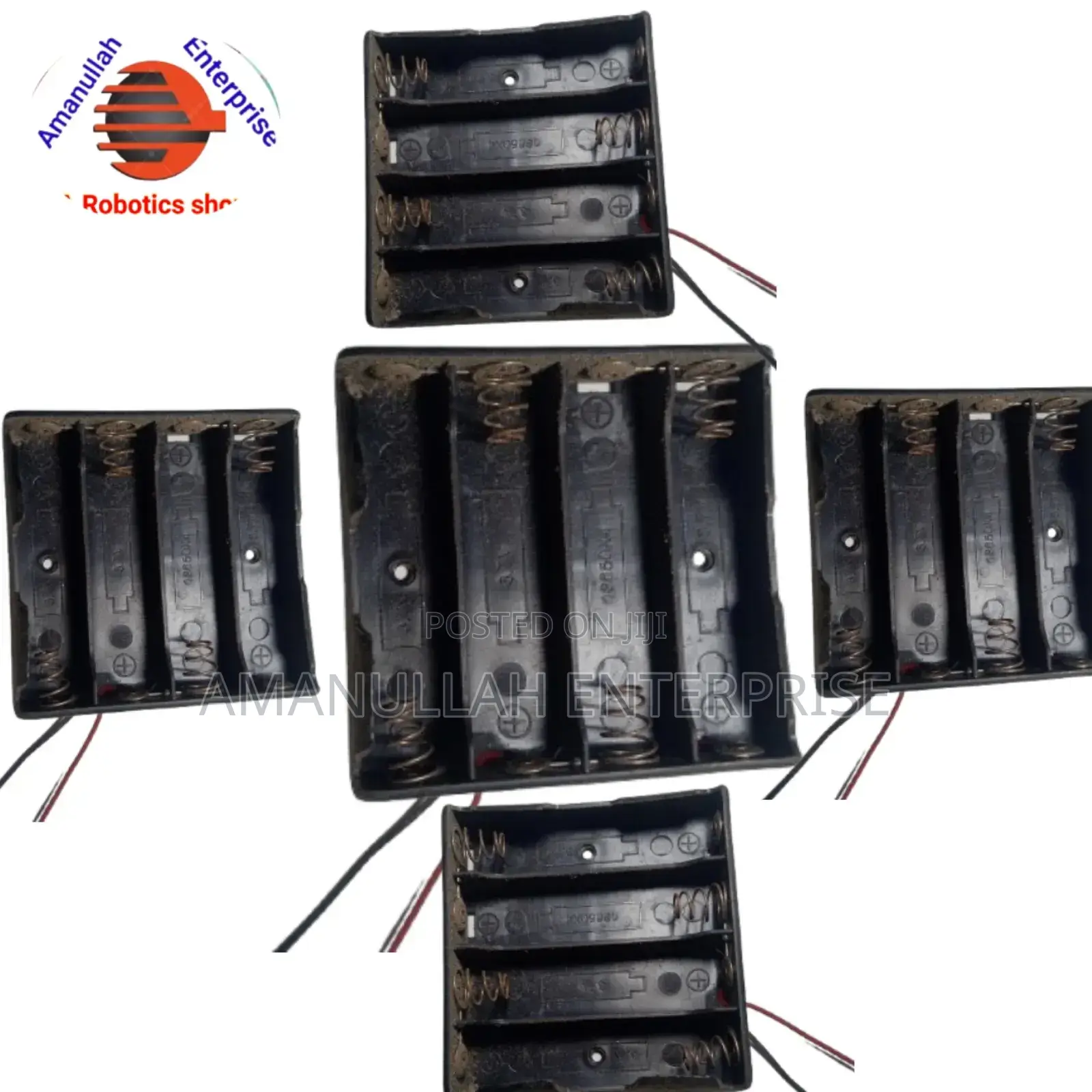 1 PCS 18650 Battery 4 Chamber Case / Holder .