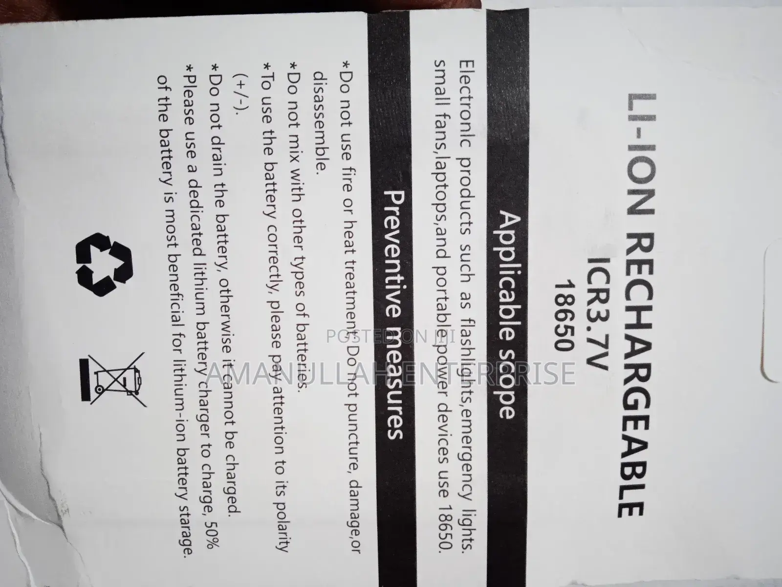 Sony High Quality Li-Ion Battery.