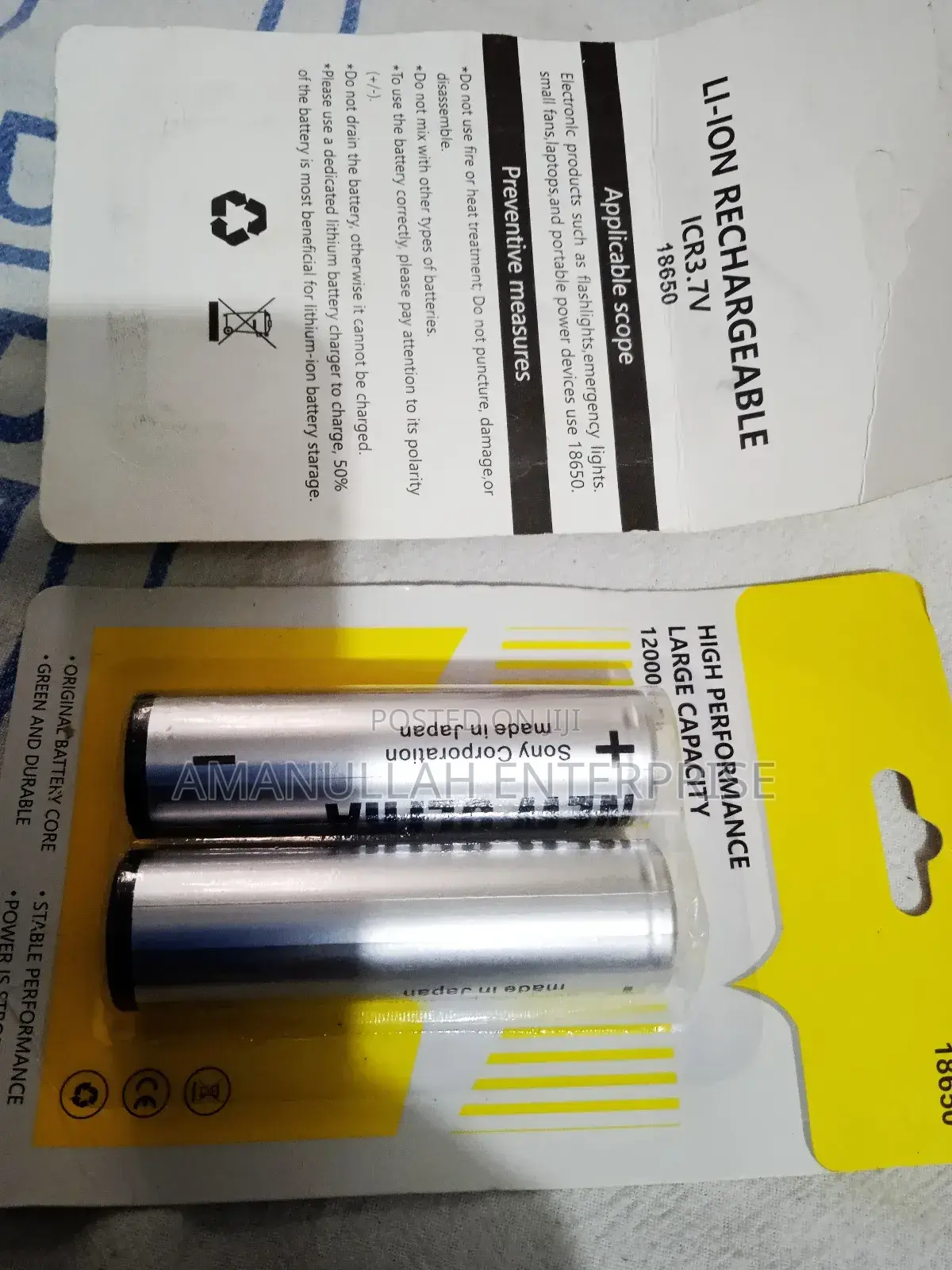 Sony High Quality Li-Ion Battery.