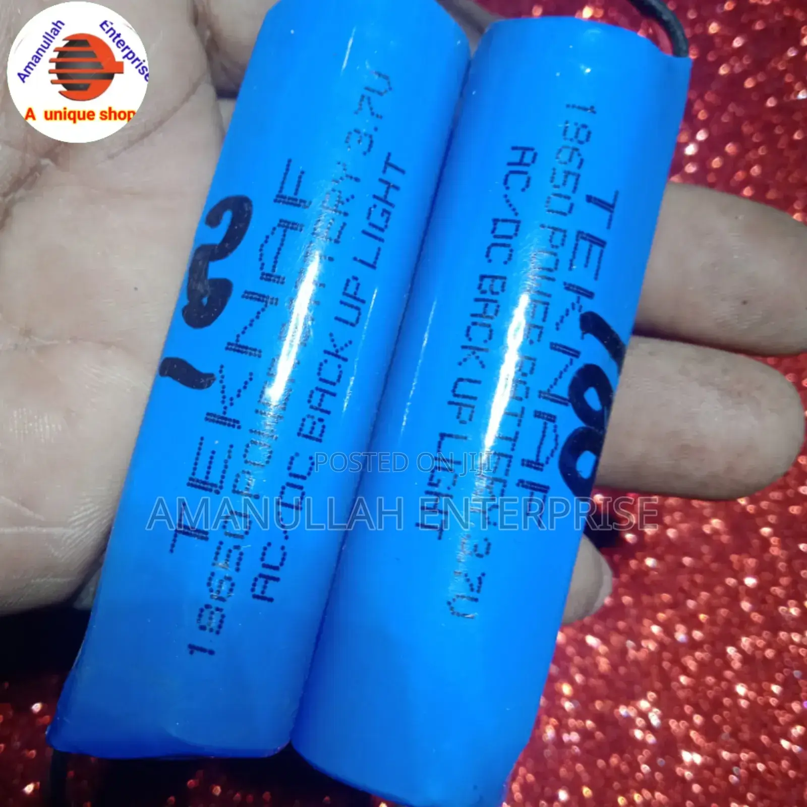 Lithium Ion Battery With Cable.