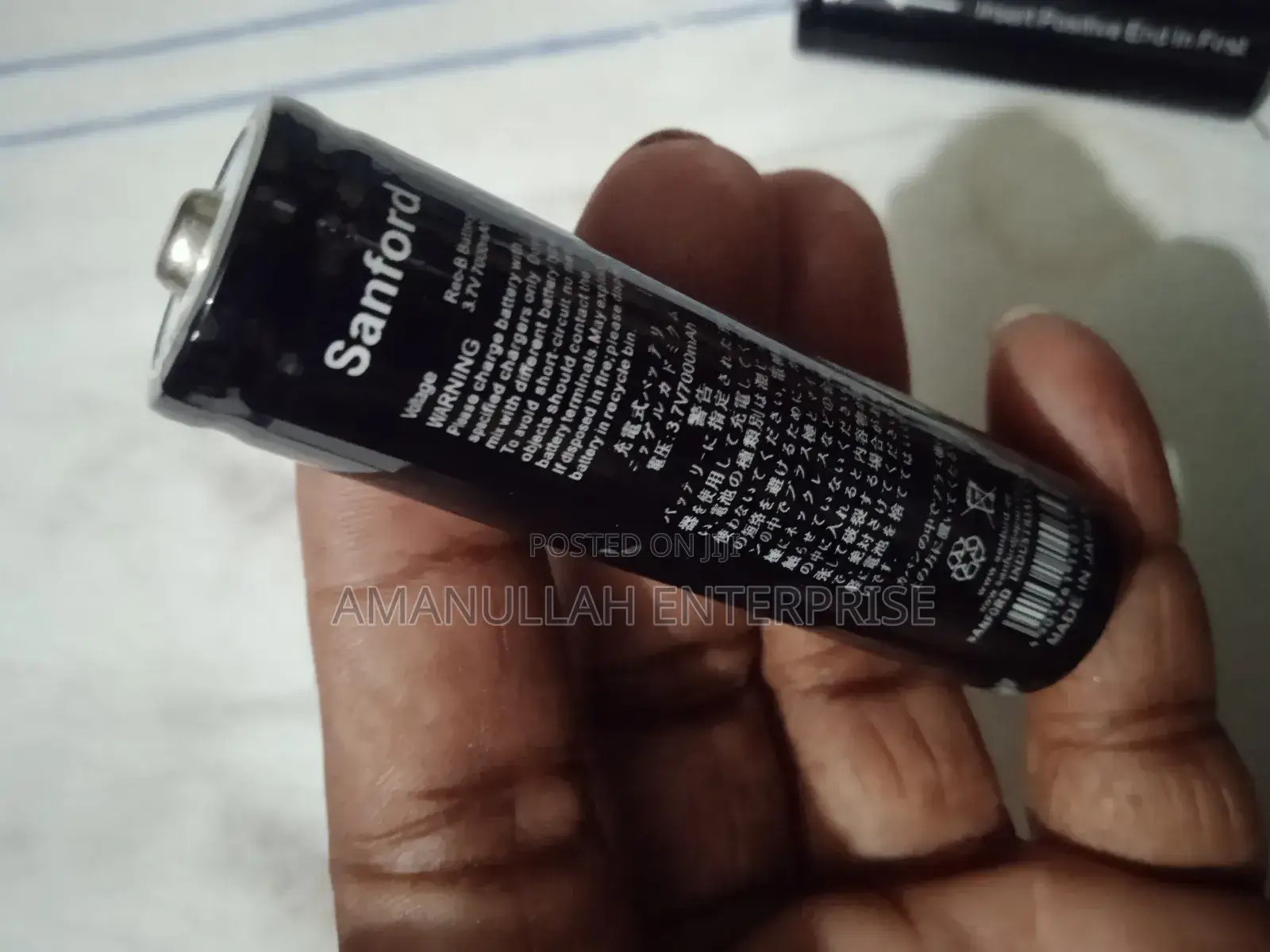 Sanford 3.7v Lithium Ion Battery (1pcs)