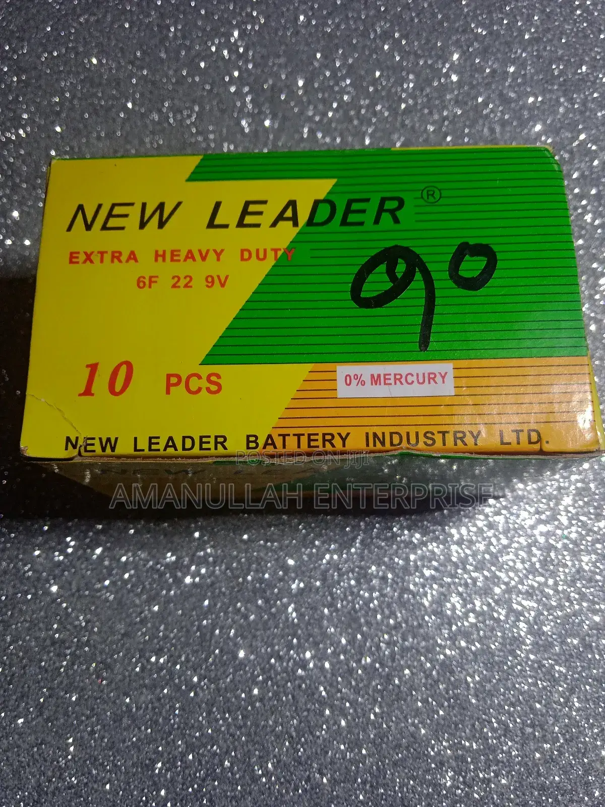 9v Non Rechargeable Battery.