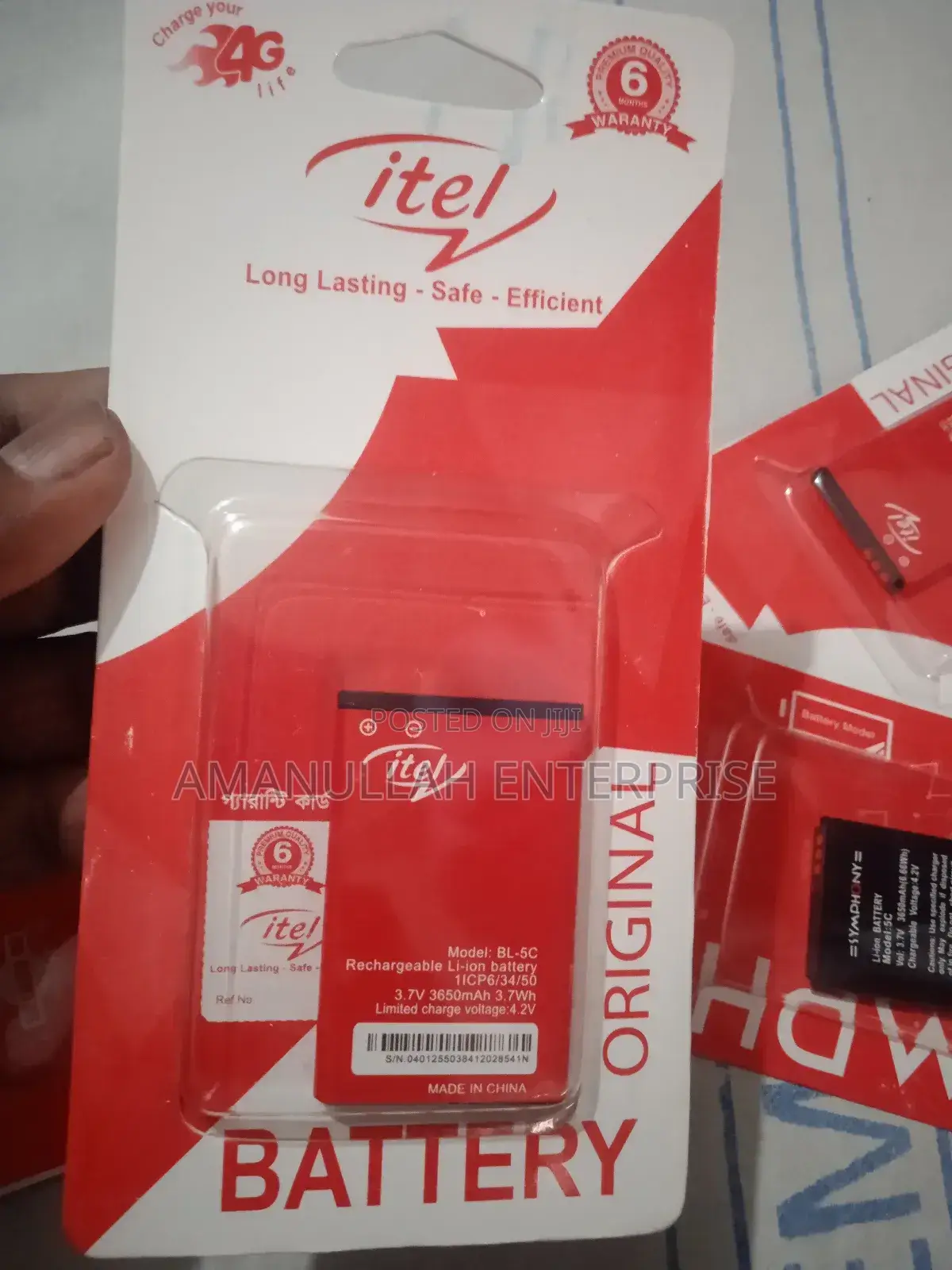 5c Battery-3.7v Bl Support for More Models.