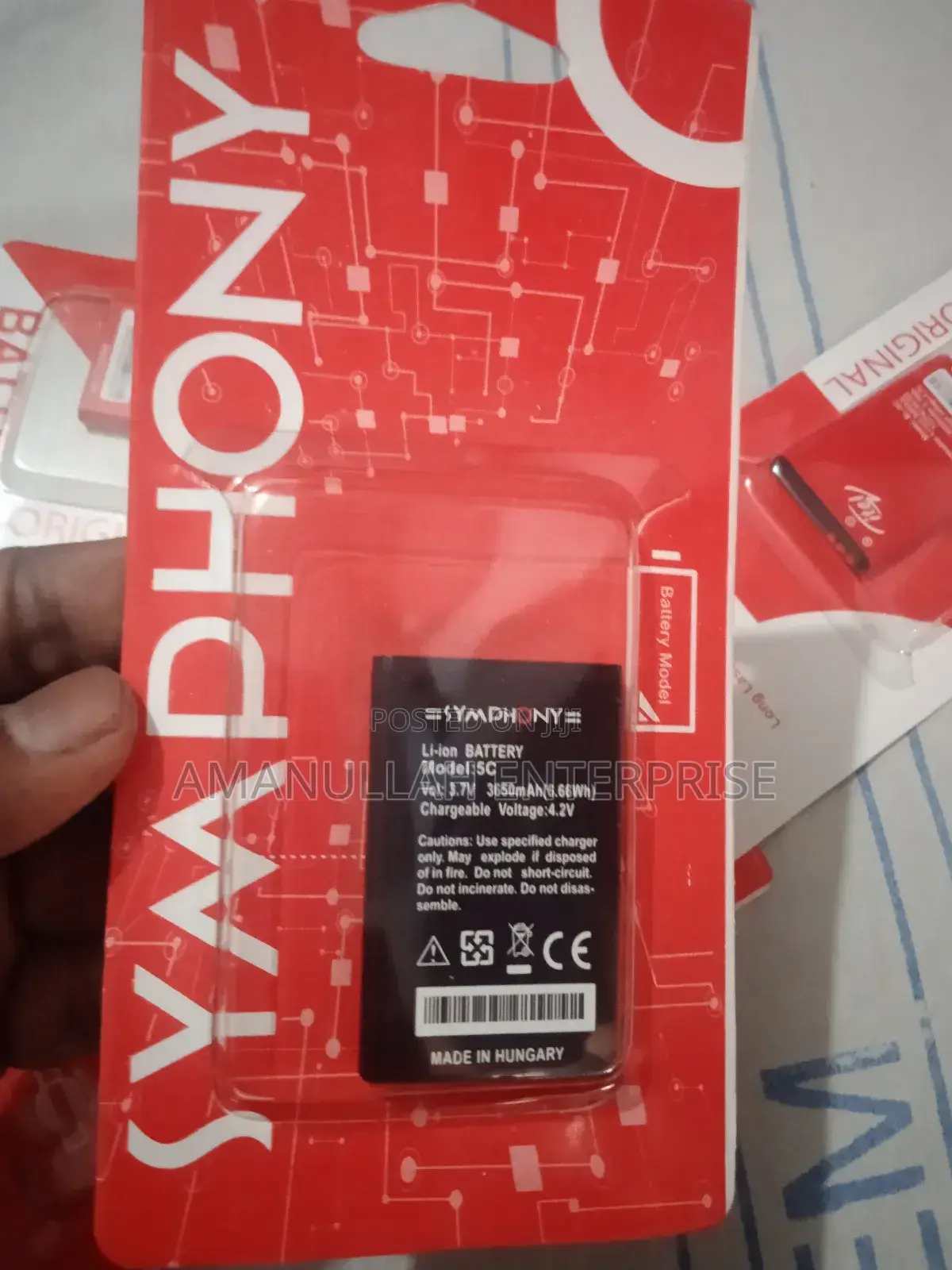 5c Battery-3.7v Bl Support for More Models.