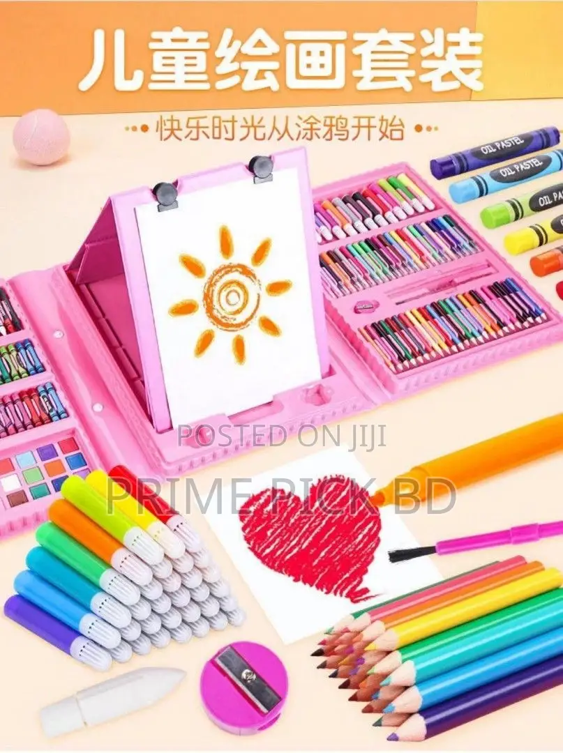 208 PCS Unicorn Art Set – Complete Drawing Painting Kit