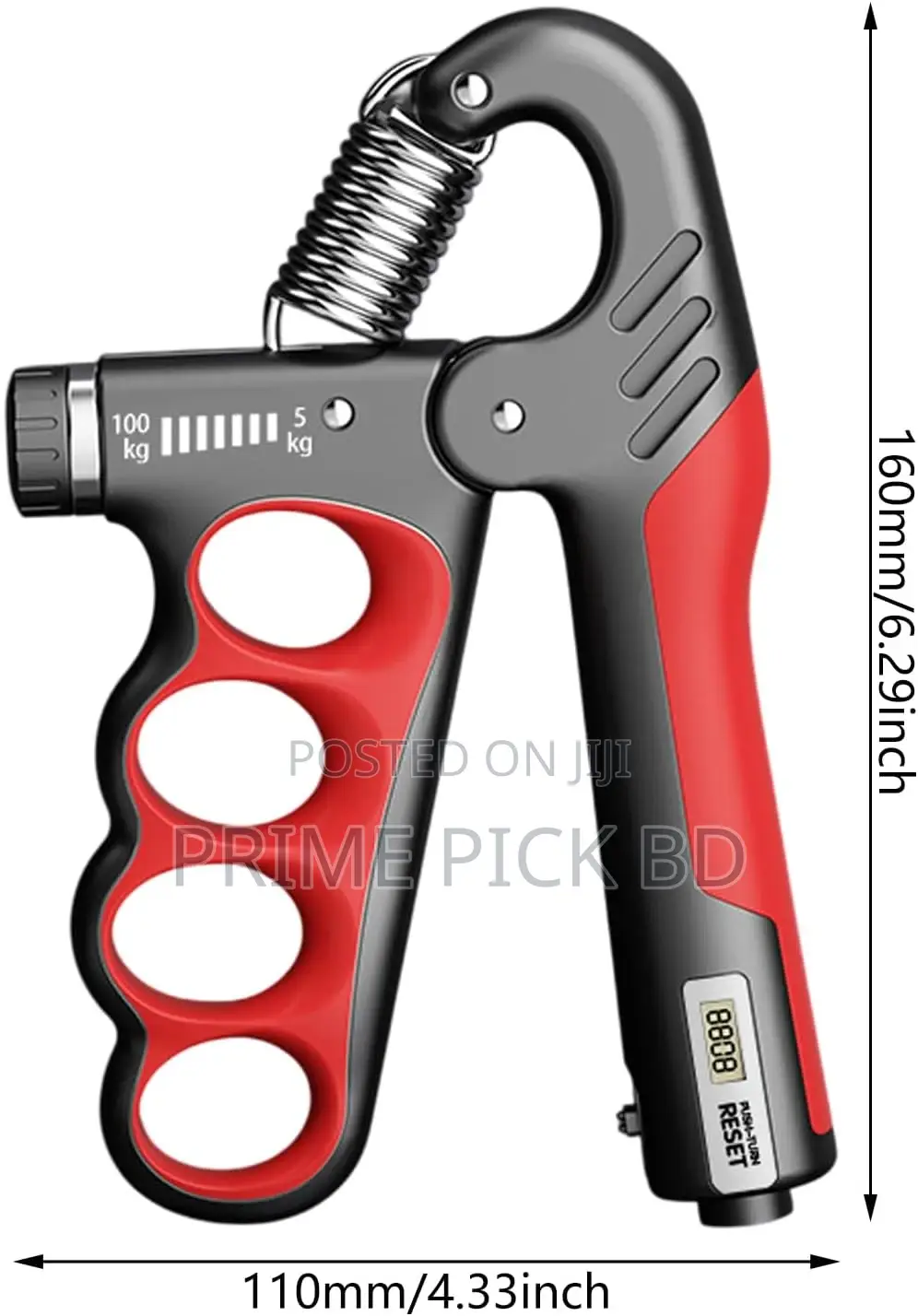 Adjustable Hand Grip Strengthener With Counter 10kg-100kg