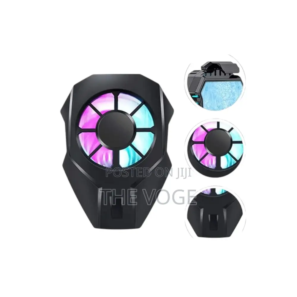 Mobile Phone Radiator Cooler Fan – Black