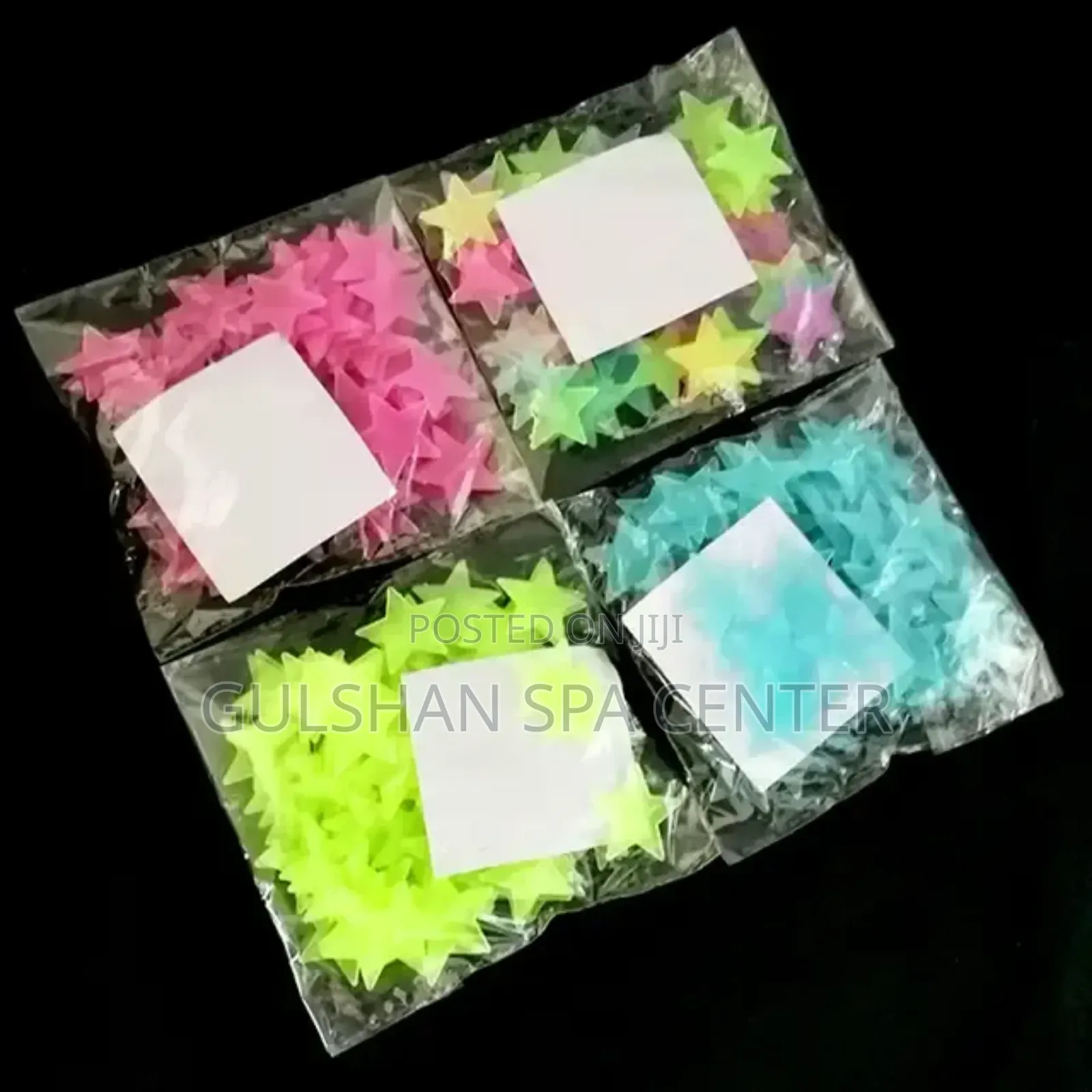 100pcs 3cm Glow-in-the-dark Luminous Star Stickers