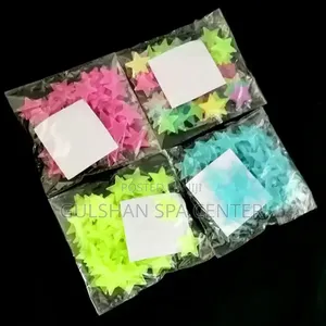 100pcs 3cm Glow-in-the-dark Luminous Star Stickers