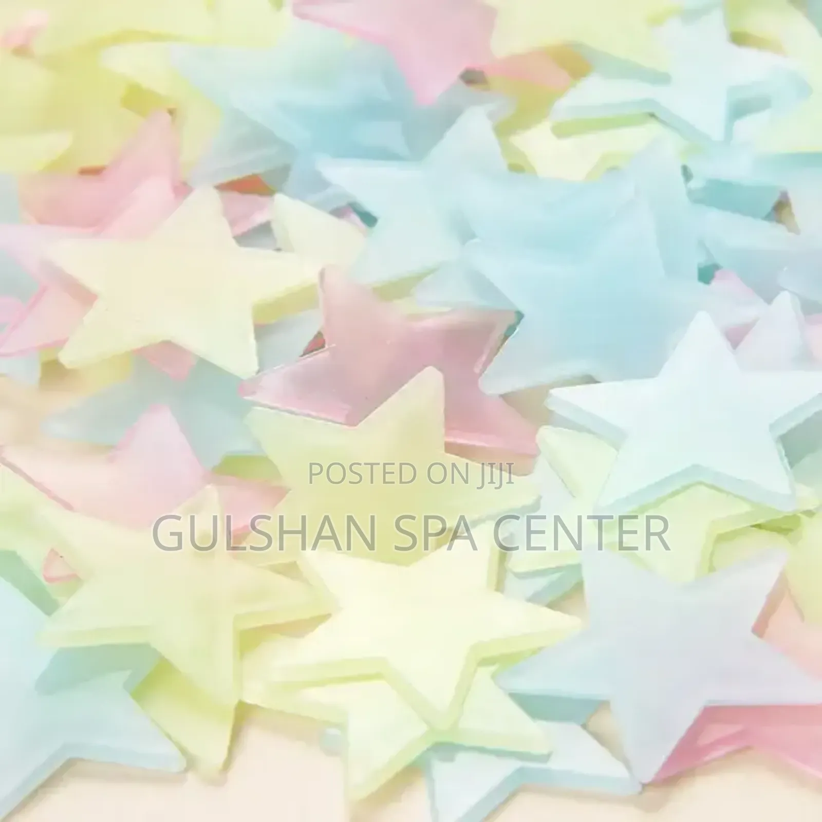 100pcs 3cm Glow-in-the-dark Luminous Star Stickers